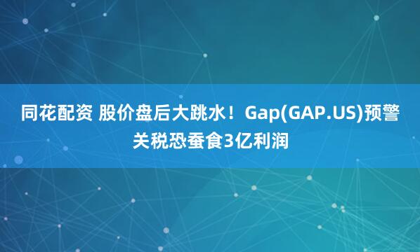 同花配资 股价盘后大跳水！Gap(GAP.US)预警关税恐蚕食3亿利润